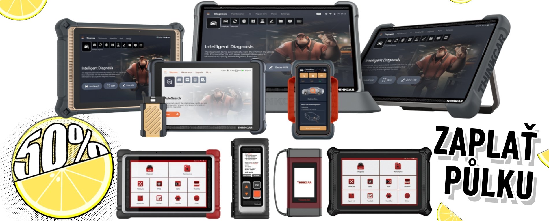 Zaplať půlku a zbytek v 5 splátkách