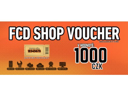 FCD SHOP VOUCHER - 1000 czk