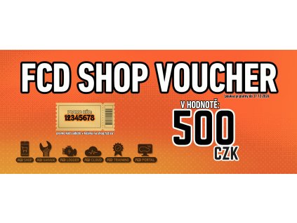 FCD SHOP VOUCHER - 500 czk