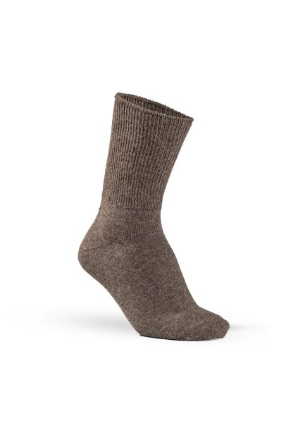 alpaka komfort socken braun 2714
