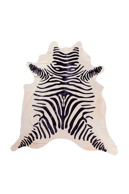 Stierfell Zebra beige