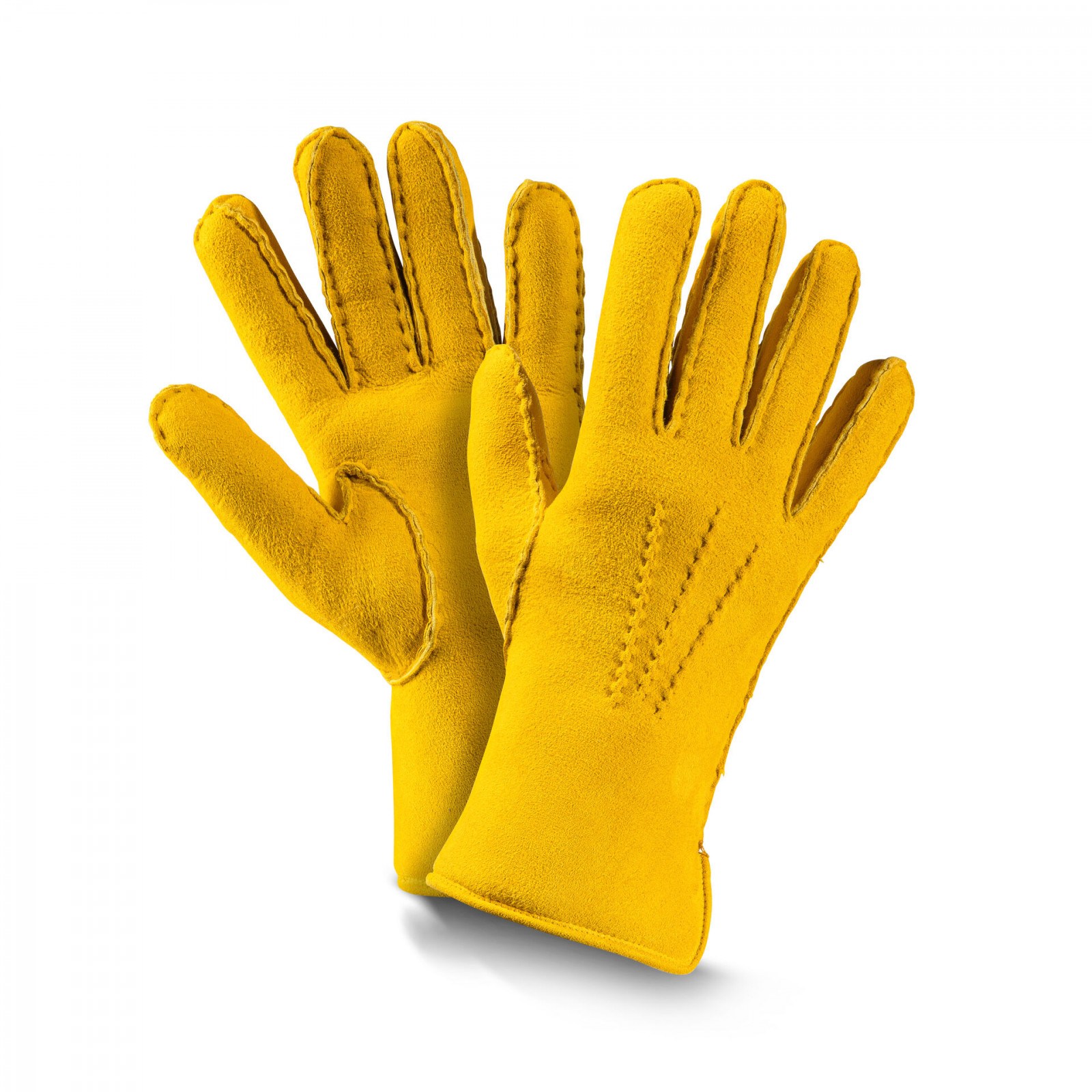 Rukavice prstové PREMIUM dámské Velikost: 8, Zvolte variantu: Žlutá