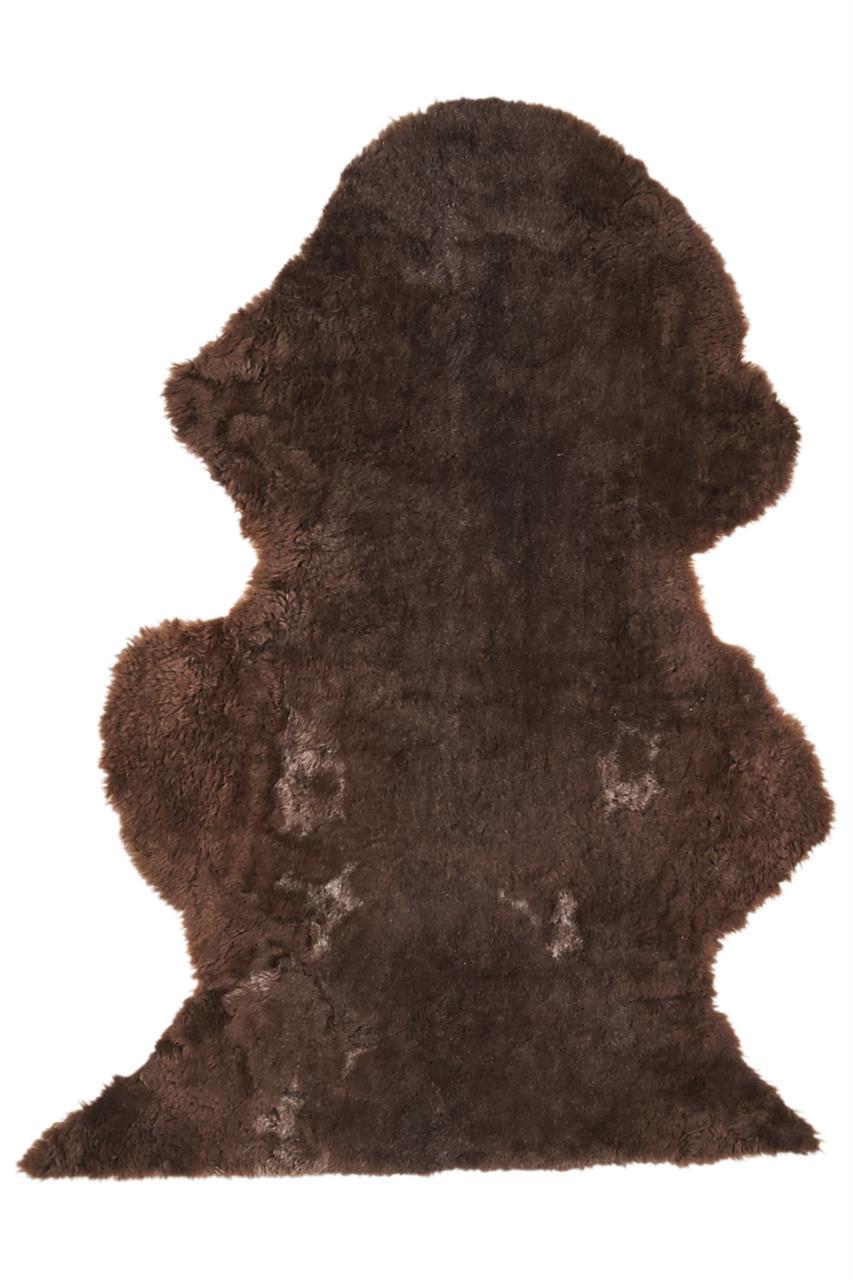 Fotografie Jehněčí kožešina melír -střižená Velikost: 100 cm+, Zvolte variantu: Tmavá strižená