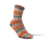 Fotografie Vlněné vícebarevné ponožky BUNT Velikost: 39 - 42, Zvolte variantu: Oranžová