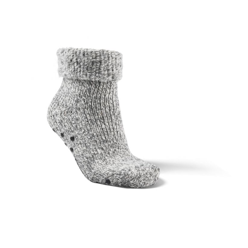 Fotografie Vlněné ponožky ABS Velikost: 39 - 42, Zvolte variantu: Světle šedá