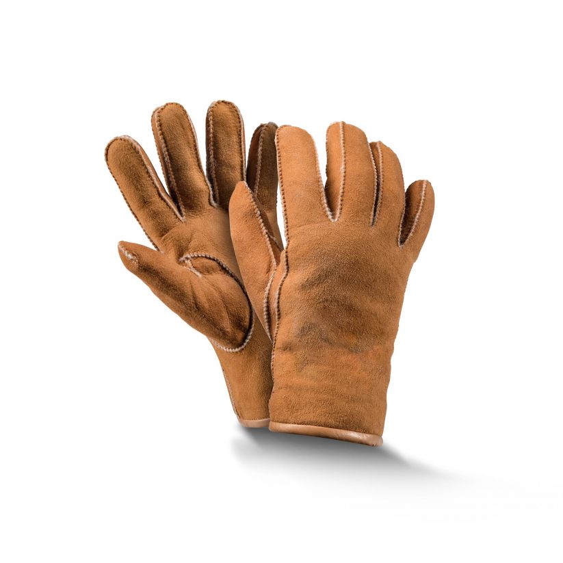 Rukavice prstové BASIC Velikost: 7, Zvolte variantu: Hnědá
