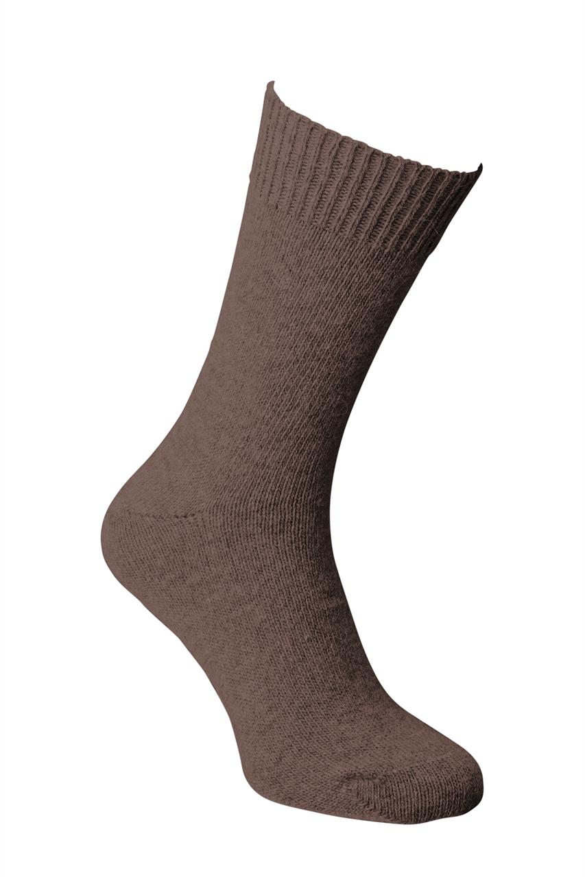 Ponožky z alpaky - tenké Velikost: 35-38, Zvolte variantu: Tmavě hnědá