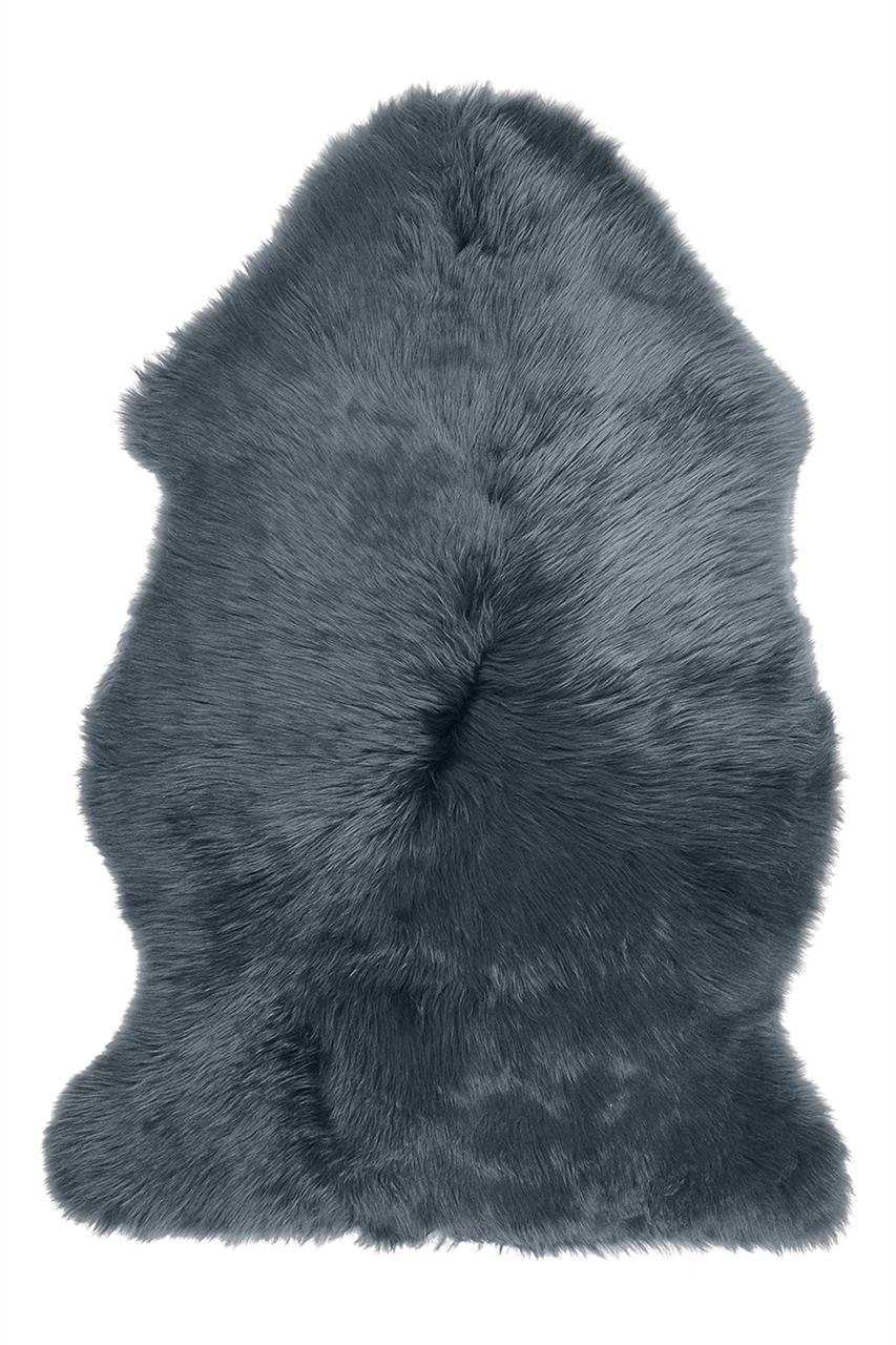 Jehněčí kožešina DEKO, barv., nestřižená Barva: Ocelová, Velikost: 90–100 cm
