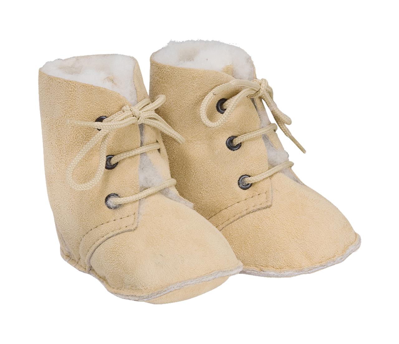 Dětské kotníčkové boty Maxi s kožešinou Velikost: 24, Zvolte variantu: Přírodní
