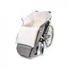 Rollstuhl Schlüpfsack mit Lammfell black melange 3