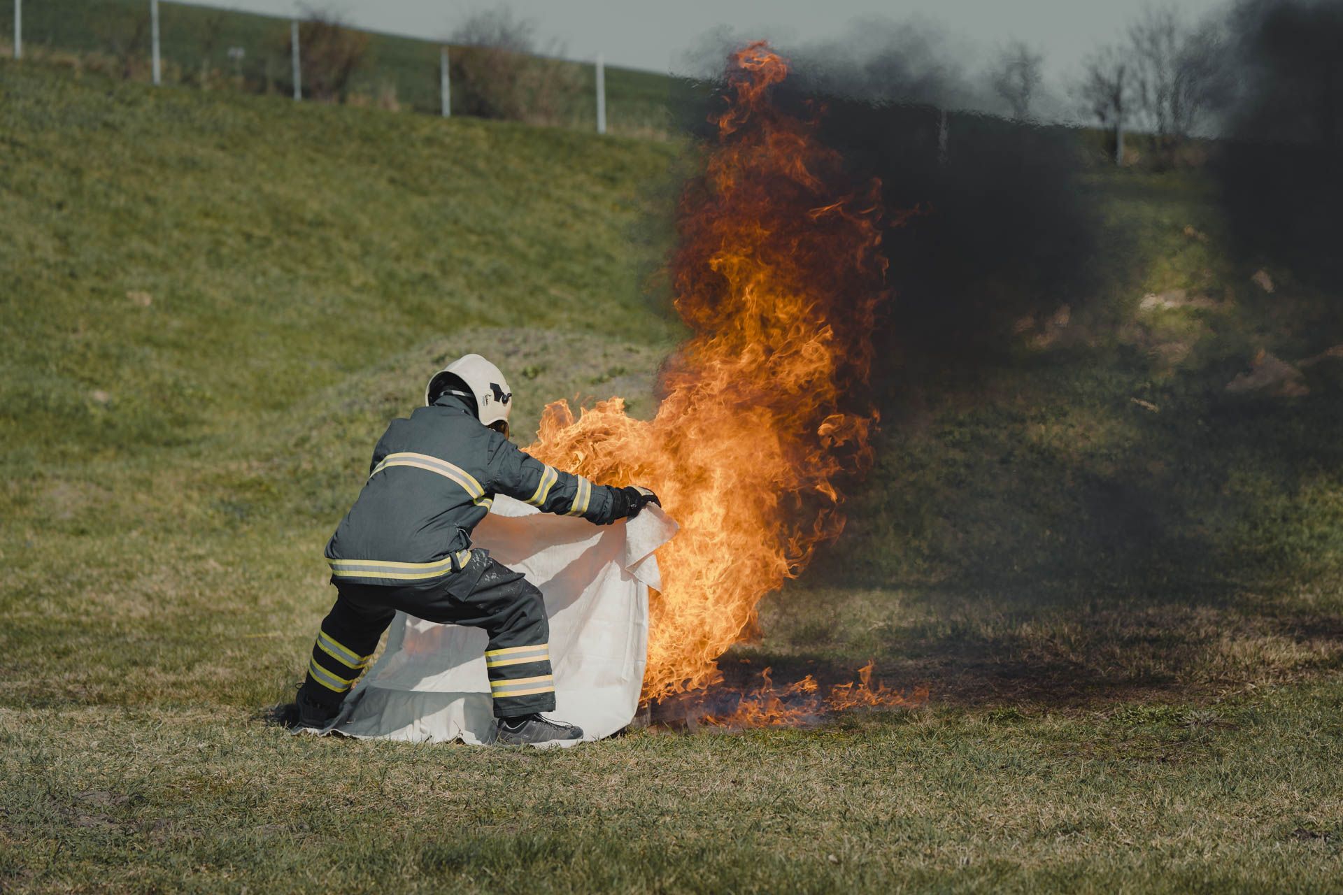 Ohně  jsem se nebála