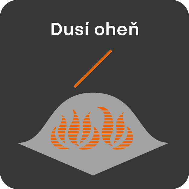 Dusí oheň