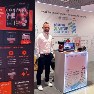 Foga už je téměř světová! 🌍 Na @africanstartupconference v Alžírsku jsme před dvěma týdny představovali, co Foga dokáže 💣...