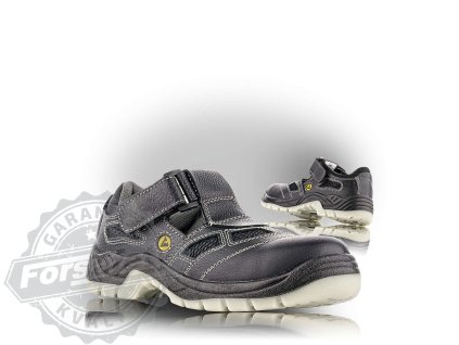 BERN bezpečnostní sandál černý (Velikost 48)