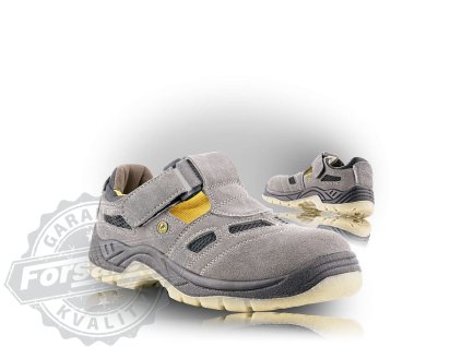 BERN bezpečnostní sandál šedý (Velikost 44)