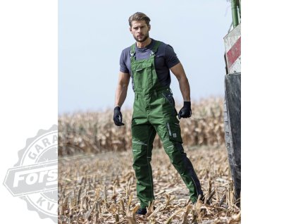 Kalhoty s laclem ARDON®URBAN+ zkrácené zelená S (Velikost S)