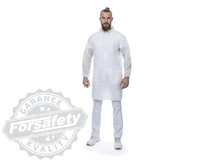 Jednorázový PP plášť ARDON®PEPE bílý L (Velikost L)
