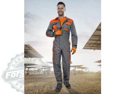Overal ARDON®2STRONG šedo-oranžová 46 (Velikost 46)