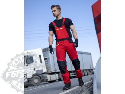 Kalhoty s laclem ARDON®4Xstretch® červené 46 (Velikost 46)