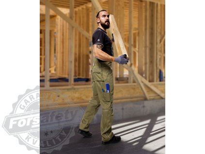 Kalhoty s laclem ARDON®SUMMER zkrácené khaki - DOPRODEJ S (Velikost S)