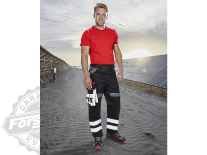 Kalhoty ARDON®COOL TREND s reflex. pruhy černá 46 (Velikost 46)