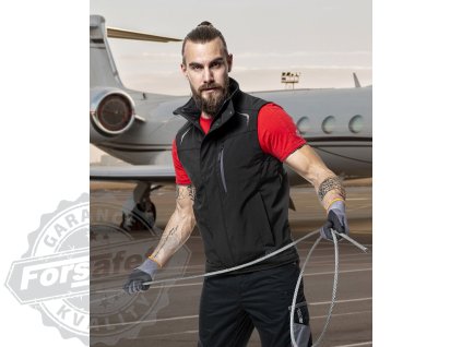 Softshellová vesta ARDON®R8ED+ černá - DOPRODEJ S (Velikost S)