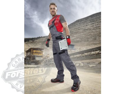 Kalhoty s laclem ARDON®COOL TREND šedo-černá 46 (Velikost 46)