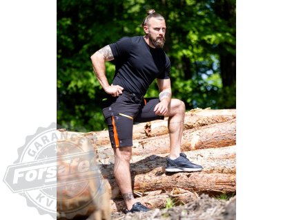 Softshellové kraťasy ARDON®CREATRON® černá neon 46 (Velikost 46)