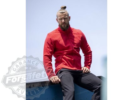 Mikina fleece ARDON®JOFLEX červená S (Velikost S)