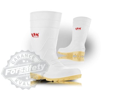 NAGANO holínky pracovní bílé (Velikost 37)