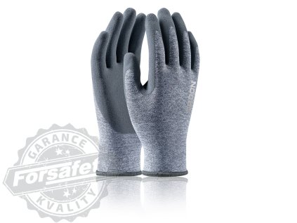 Máčené rukavice ARDON®NATURE TOUCH - s prodejní etiketou - melange šedá 07-SPE (Velikost 07-SPE)