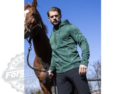 Mikina ARDON®3DBreathe zelená melange S (Velikost S)