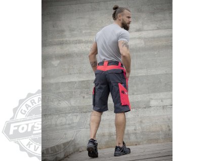 Kraťasy ARDON®NEON šedo-červená 46 (Velikost 46)