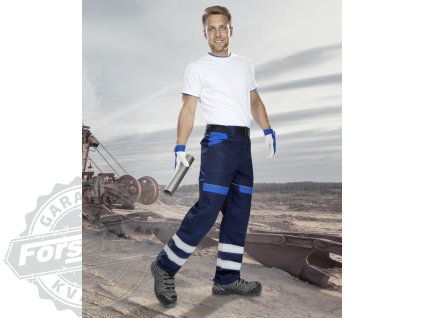 Kalhoty ARDON®COOL TREND s reflex. pruhy tmavě modrá-světle modrá 46 (Velikost 46)