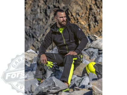 Mikina ARDON®M003 černo-žlutá XS (Velikost XS)