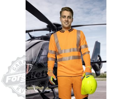 Tričko s dlouhým rukávem ARDON®SIGNAL oranžová S (Velikost S)