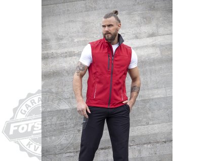 Softshellová vesta ARDON®VISION červená - DOPRODEJ S (Velikost S)