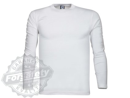 Tričko ARDON®CUBA s dlouhým rukávem bílá - baleno po jednom kuse M (Velikost M)