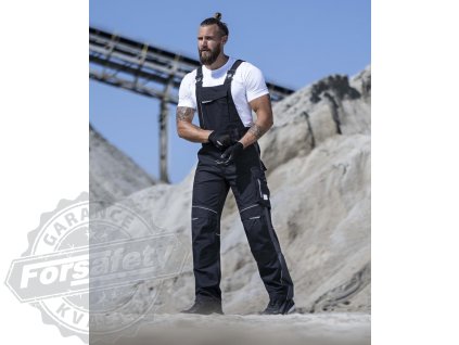 Kalhoty s laclem ARDON®URBAN+ prodloužené černá S (Velikost S)