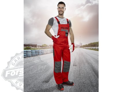 Kalhoty s laclem ARDON®2STRONG červeno-šedá 46 (Velikost 46)