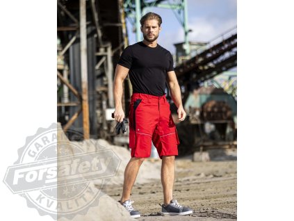 Kraťasy ARDON®URBAN+ jasně červená 46 (Velikost 46)