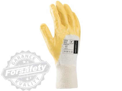 Máčené rukavice ARDON®HOUSTON Y - žlutá 08 (Velikost 08)