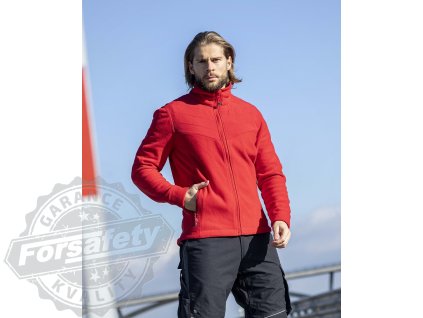 Mikina ARDON®SOFTFLEECE®COMBO červená S (Velikost S)