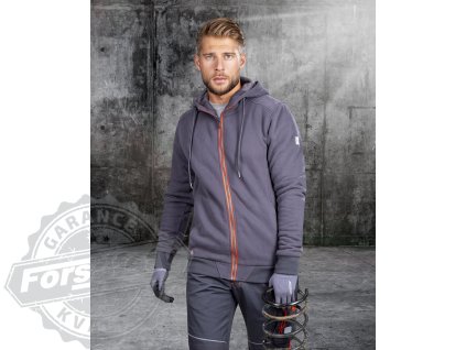 Mikina ARDON®M003 šedo-červená S (Velikost S)