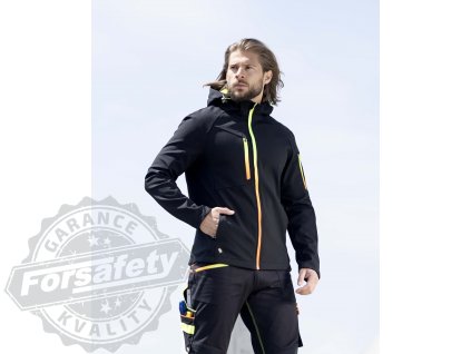 Softshellová bunda ARDON®CREATRON® černá neon S (Velikost S)