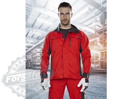 Blůza ARDON®PRE100 červeno-černá – DOPRODEJ 58 (Velikost 58)