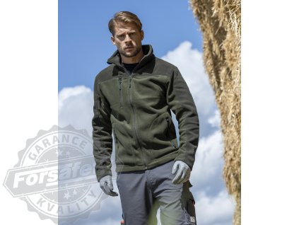 Mikina fleece ARDON®MICHAEL zelená S (Velikost S)