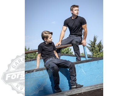 Dětské kalhoty ARDON®4Xstretch® tmavě šedá 98-104 (Velikost 98-104)