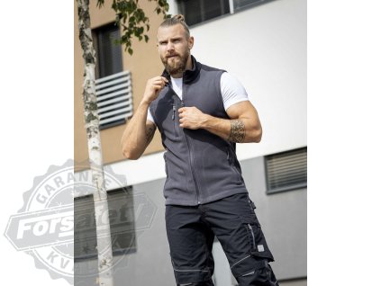 Vesta fleece ARDON®MARTIN tmavě šedá XS (Velikost XS)