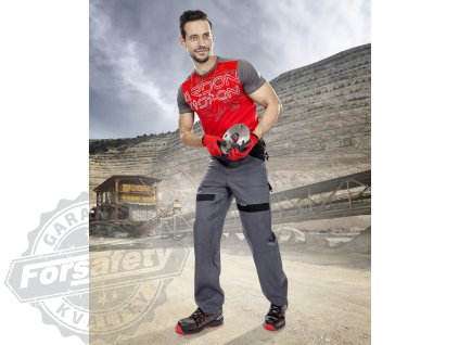 Kalhoty ARDON®COOL TREND prodloužené šedo-černá S (Velikost S)